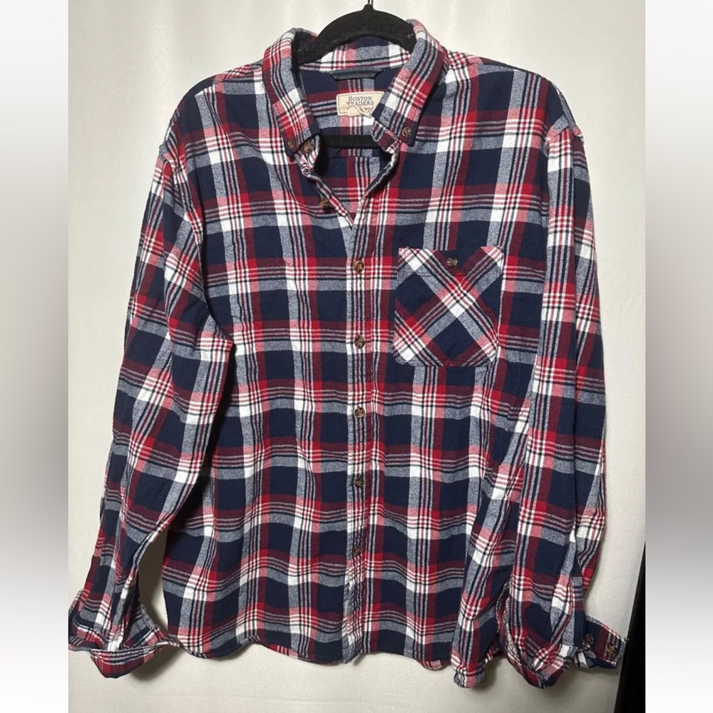 Boston Traders Flannel Mens XL
